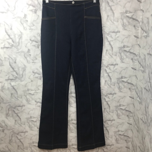 INC International Concepts Denim - ❄️ INC Dark Rinse Zip Back Flare Jeans